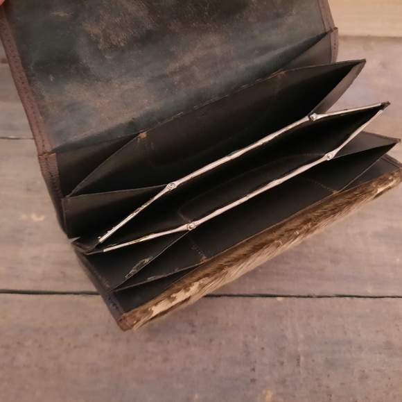 Vintage Seal Fur Wallet - Dark Brown - Picture 7 of 10